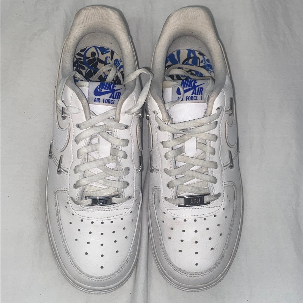 Women’s Nike Air Force 1 White/Blue/Silver